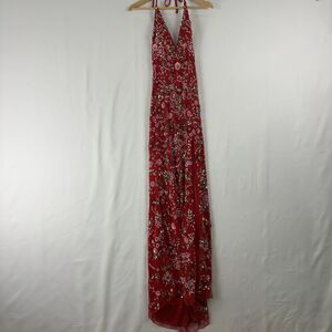 Primavera Beaded Floral Print  Prom Dress Stunning!